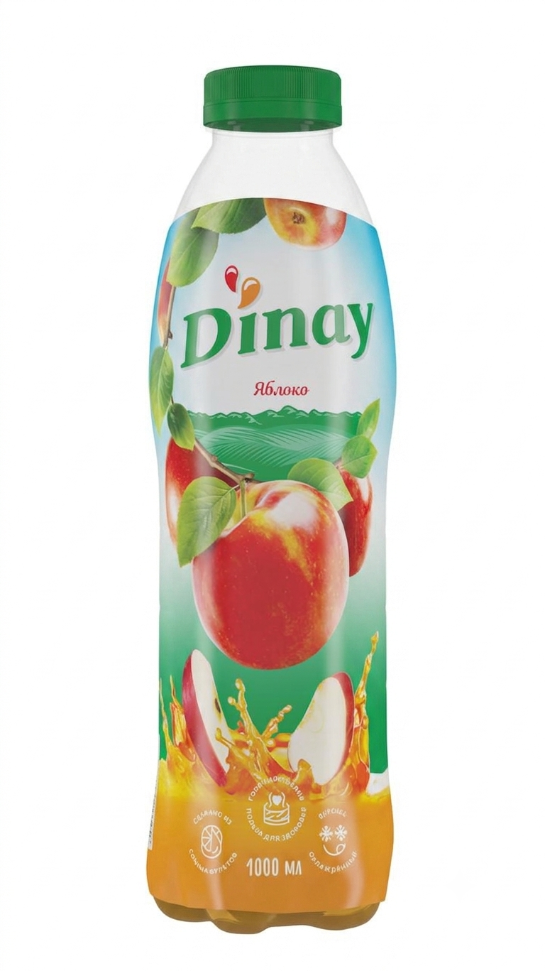 Напиток тм "dinay" яблоко 1.0 л