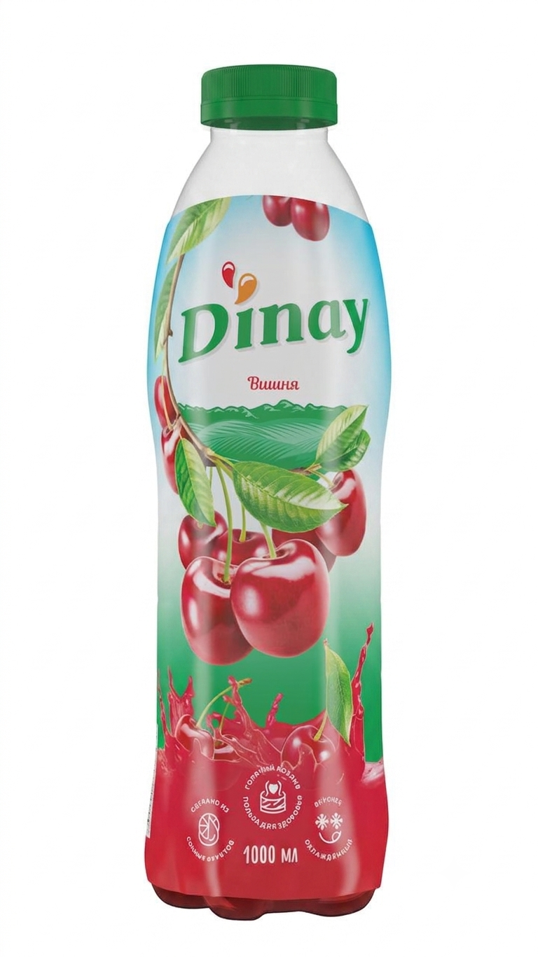 Напиток тм "dinay" вишня 1.0 л