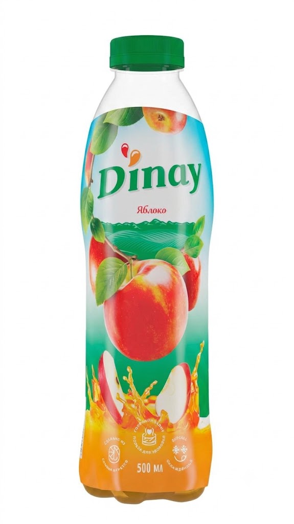Напиток тм "dinay" яблоко 0.5 л