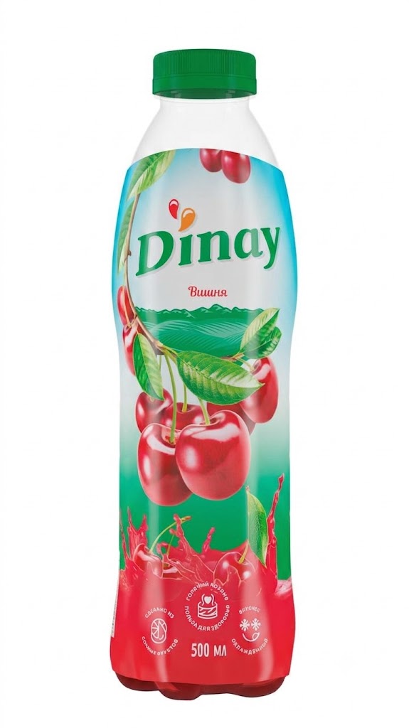 Напиток тм "dinay" вишня 0.5 л